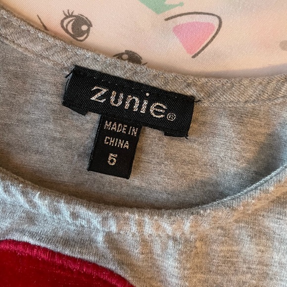 Zunie Christmas dress with Santa-Super cute & comfy-Great used condition-Size 5 - Picture 7 of 8